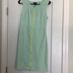 Mint Green zipper front dress
